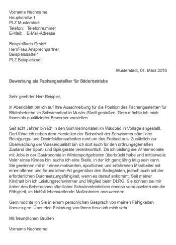 Bewerbung Ausbildung Als Medizinische Fachangestellte
